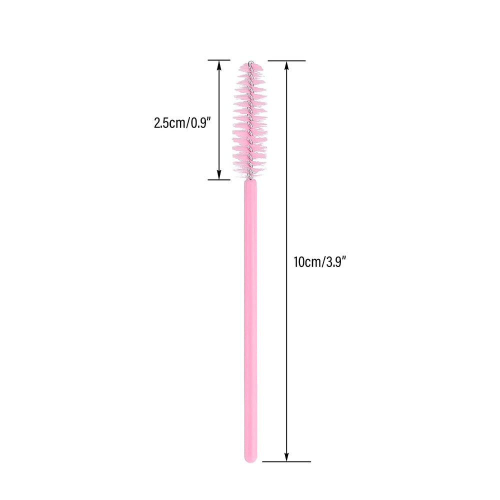 Cepillos desechables G2PLUS para pestañas rosa, perfectos para uso diario en casa