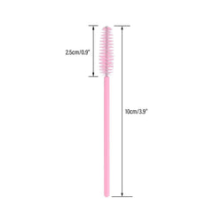 Cepillos desechables G2PLUS para pestañas rosa, perfectos para uso diario en casa