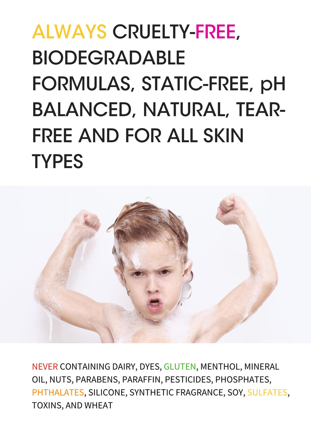 Gabriel Cosmetics Condicionador Kids Naturales textura cremosa sedosa