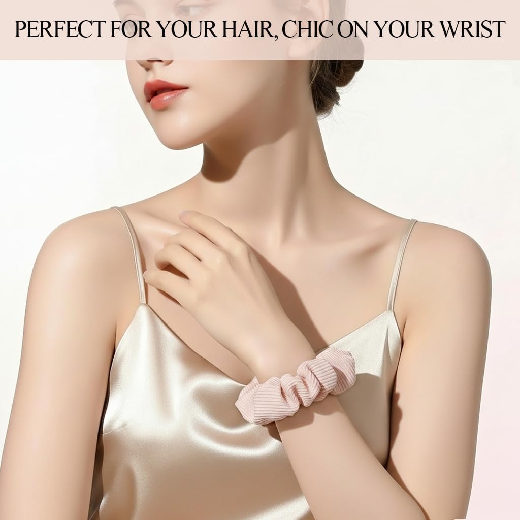 GALAGLIMMER scrunchies anti-dano para cabello suave y seguro durante el día