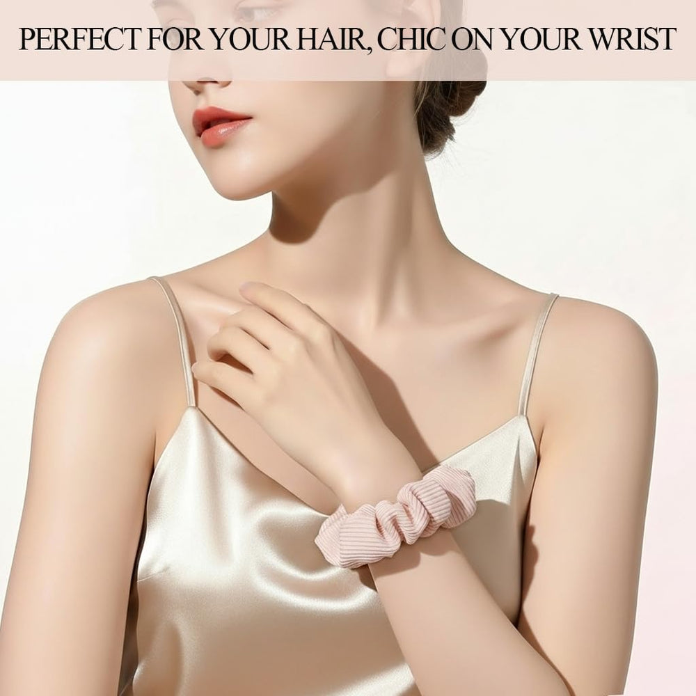 GALAGLIMMER scrunchies anti-dano para cabello suave y seguro durante el día