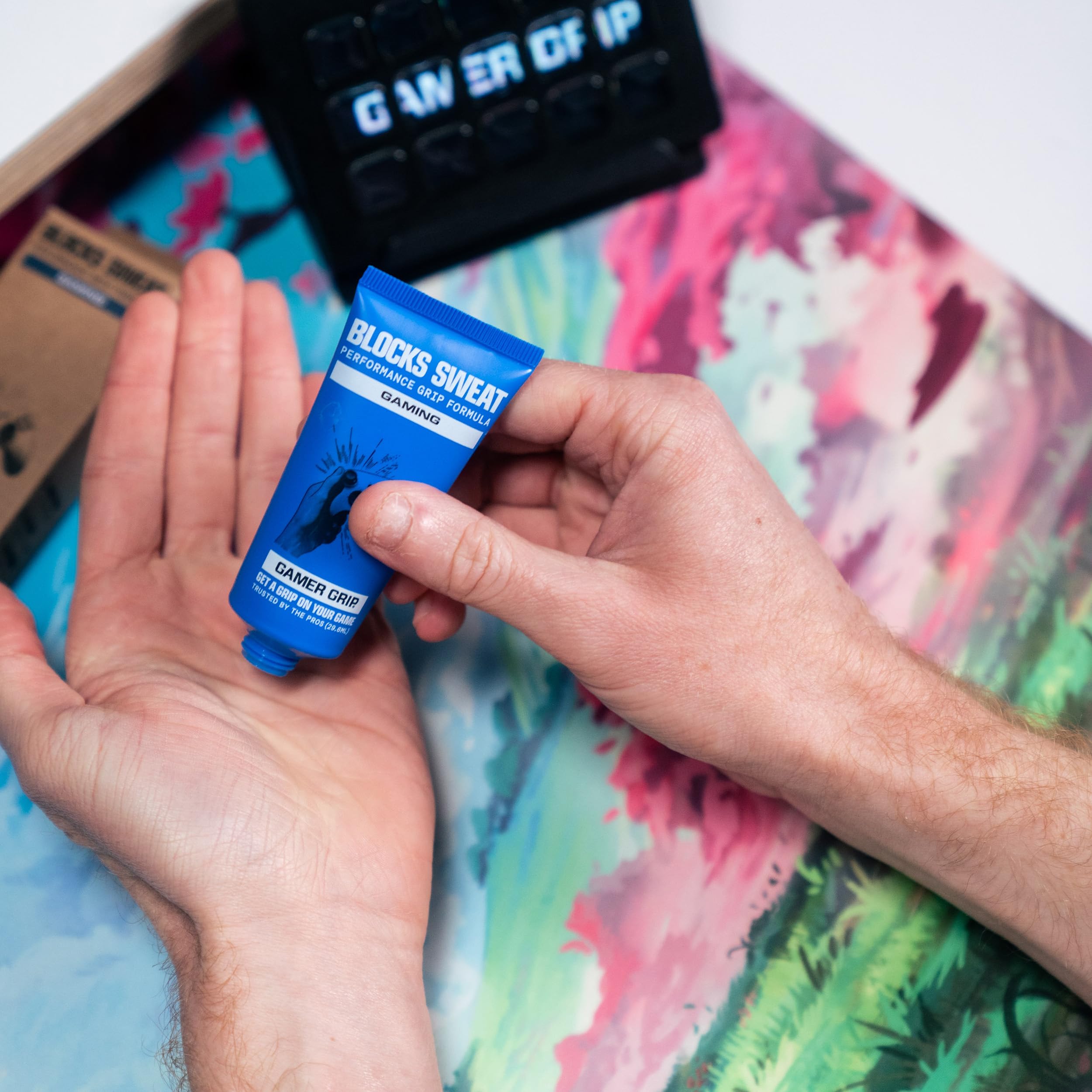Gamer Grip aplicación limpia y rápida para sesiones intensas.