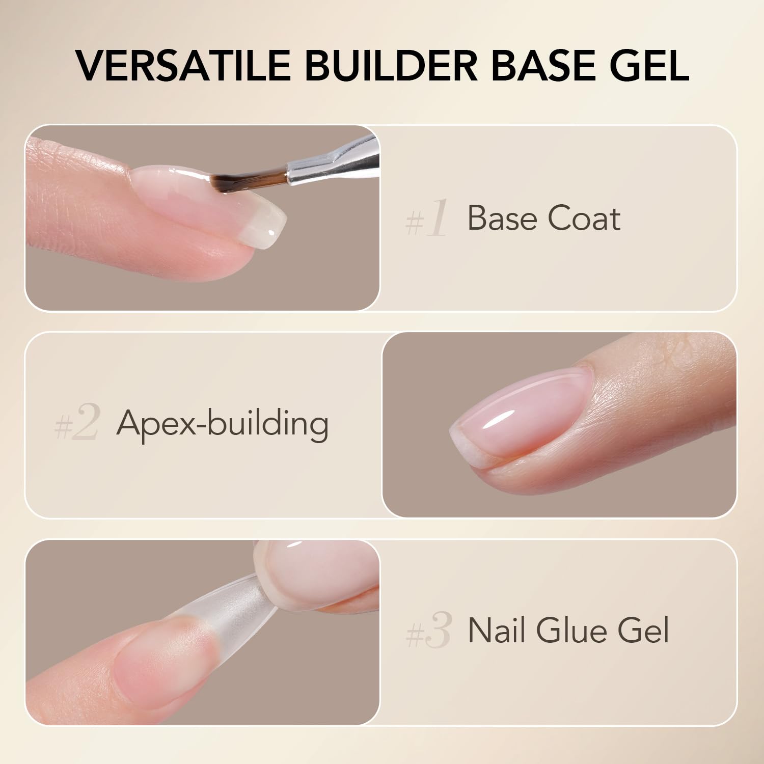 GAOY builder base brush included for precise application