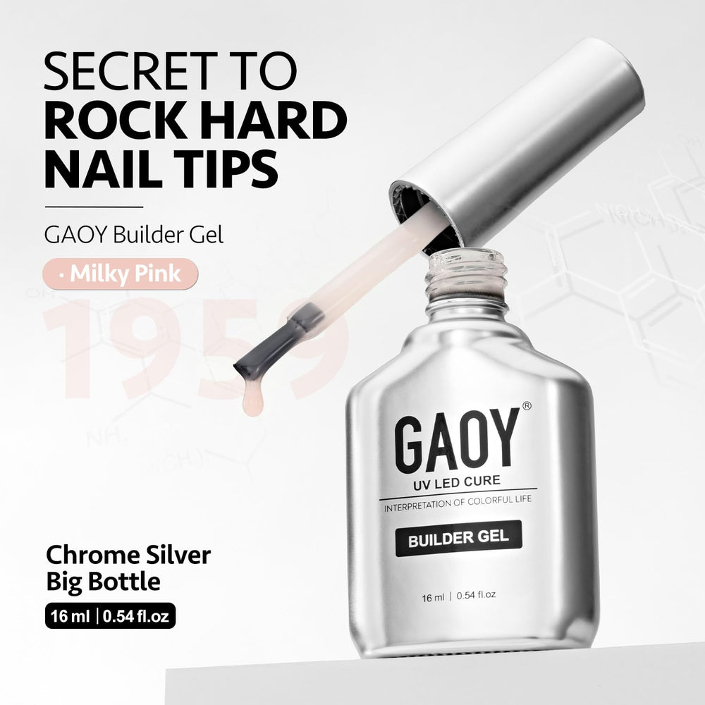 GAOY Builder Gel incluye 16 ml para manicuras caseras.