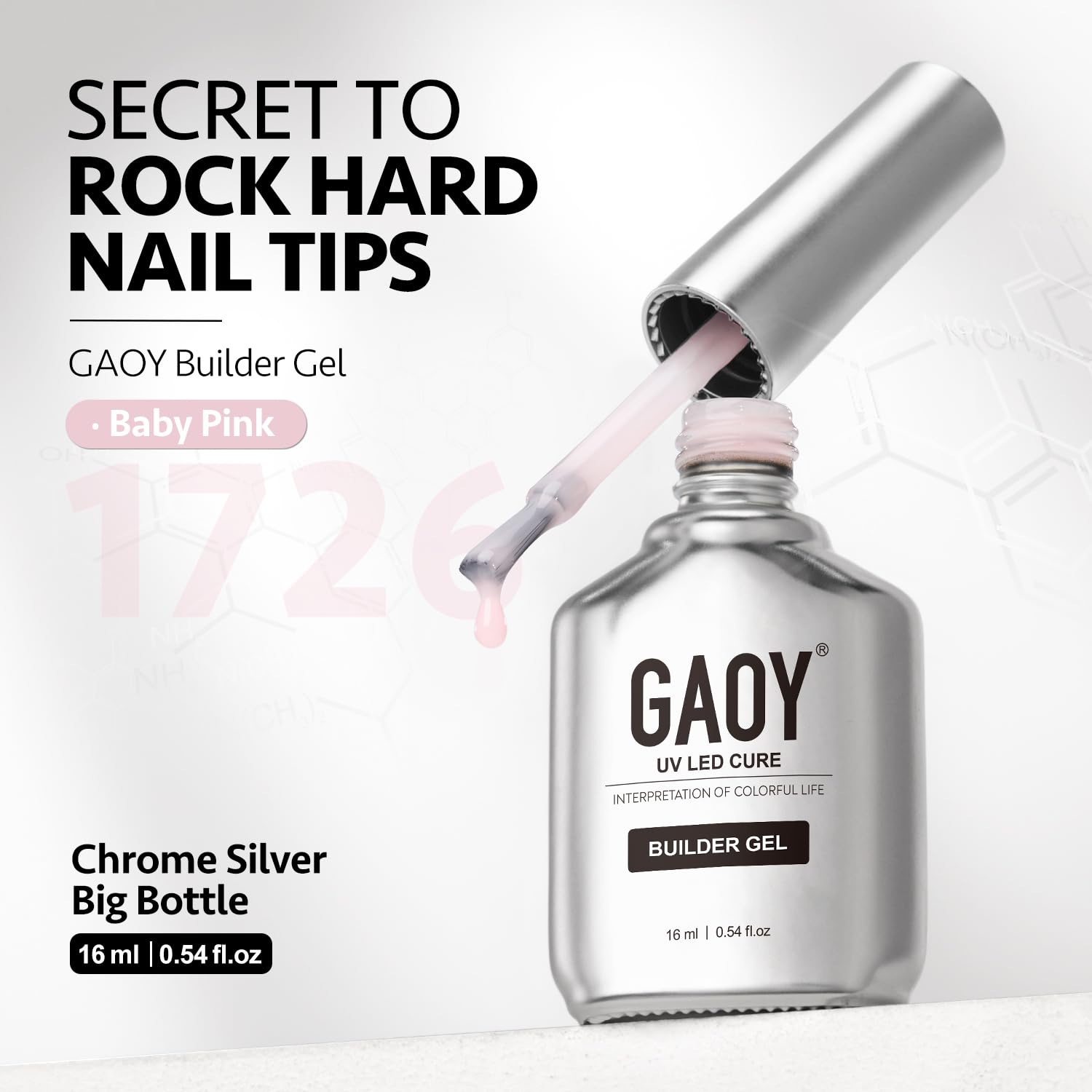 GAOY Builder Gel, opción para extensiones con aspecto natural y acabado profesional