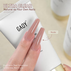 GAOY Poly Gel texture swatch shows creamy, easy-to-work consistency