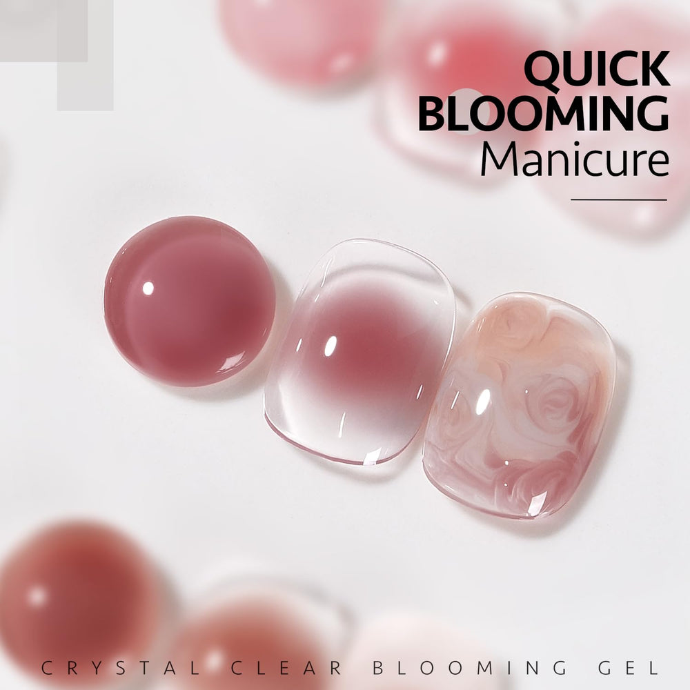 GAOY Blooming Gel curado con luz ultravioleta para acabado duradero