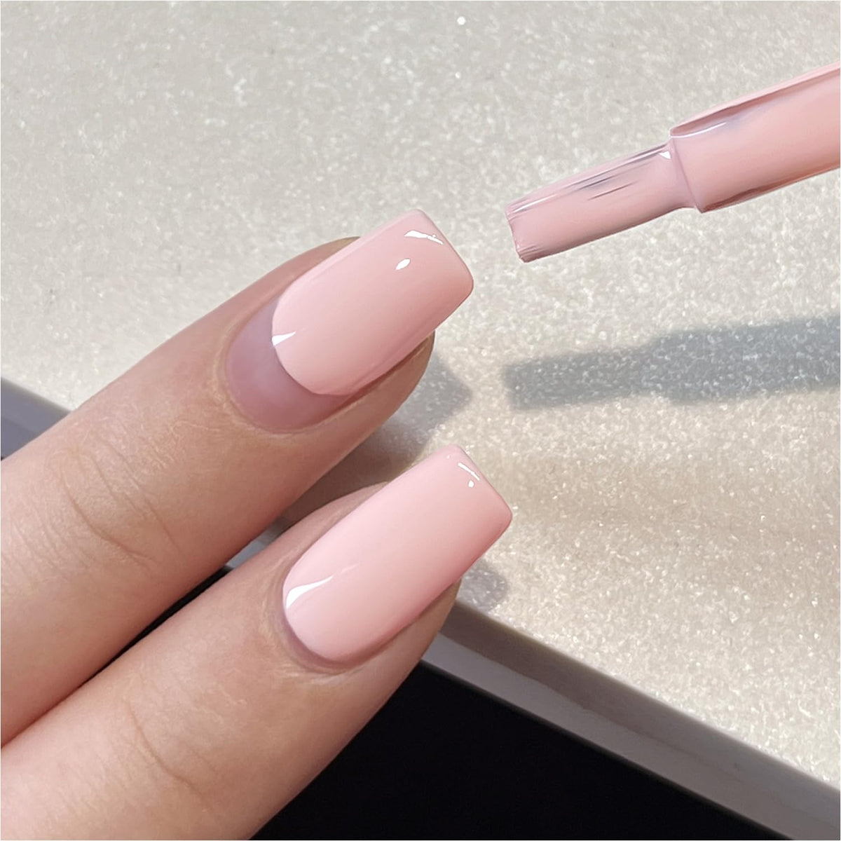 GAOY esmalte gel rosa en frasco-16ml para manicura duradera
