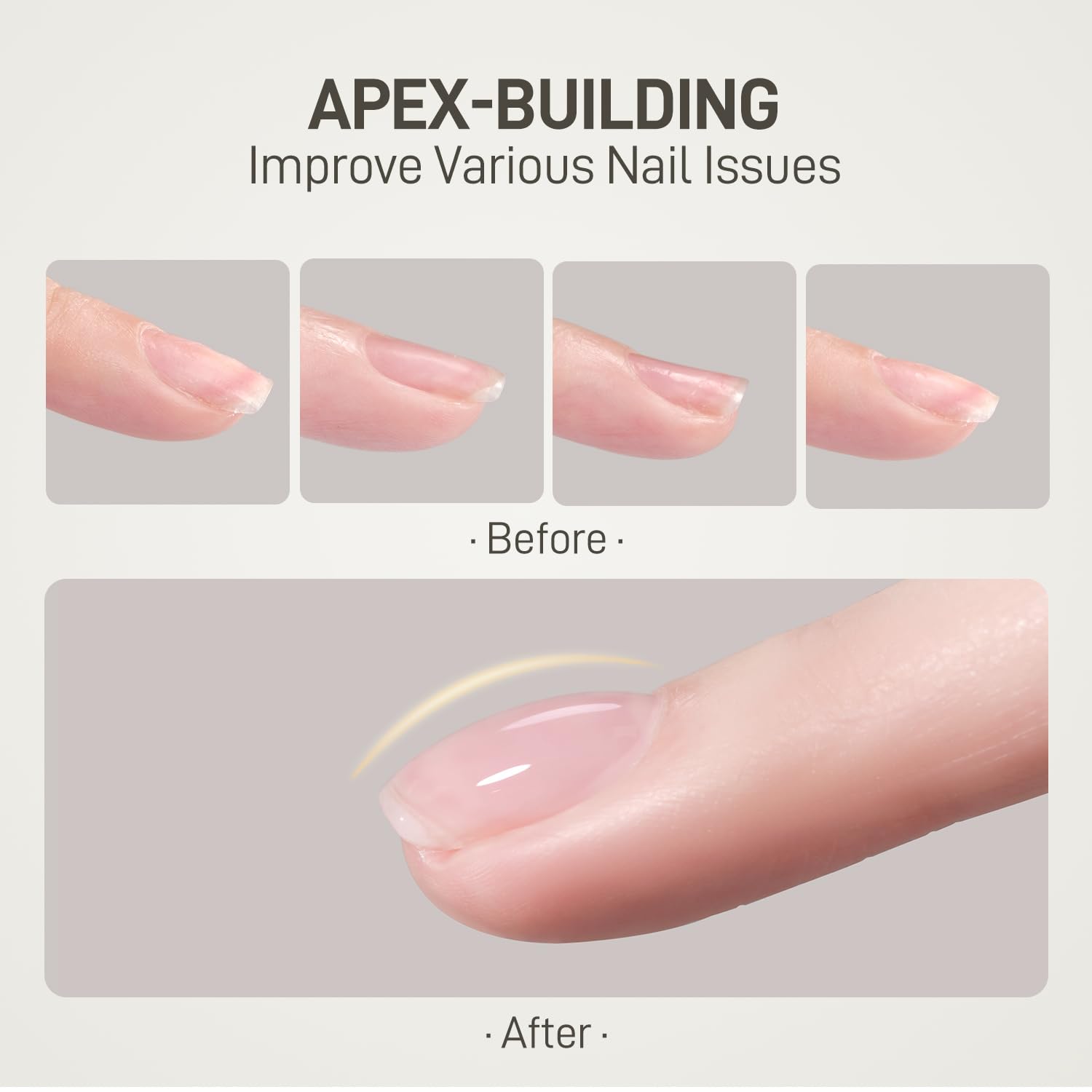GAOY Gel Constructor: refuerzo para uñas más resistentes.