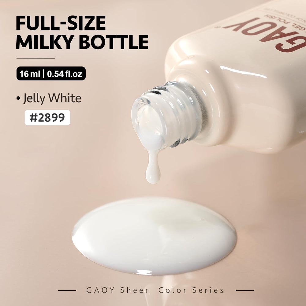 GAOY Jelly Gel retirada sencilla para manicura casera con solución suave.