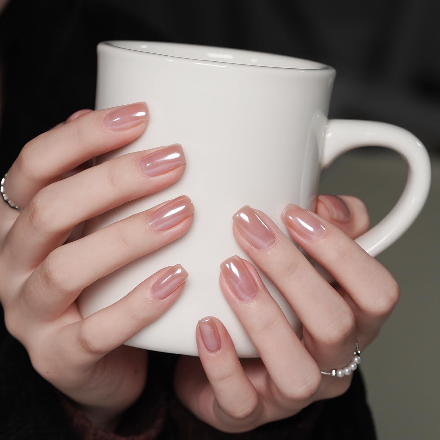 GAOY polvo cromado uñas, efecto espejo para manicura deslumbrante