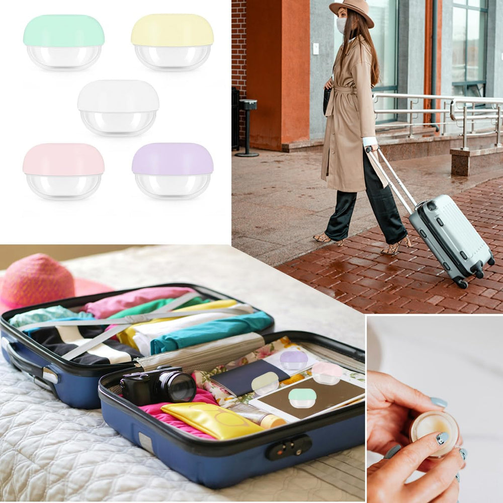 GAQWOK kit viaje de 5 piezas, organización práctica para cosméticos.