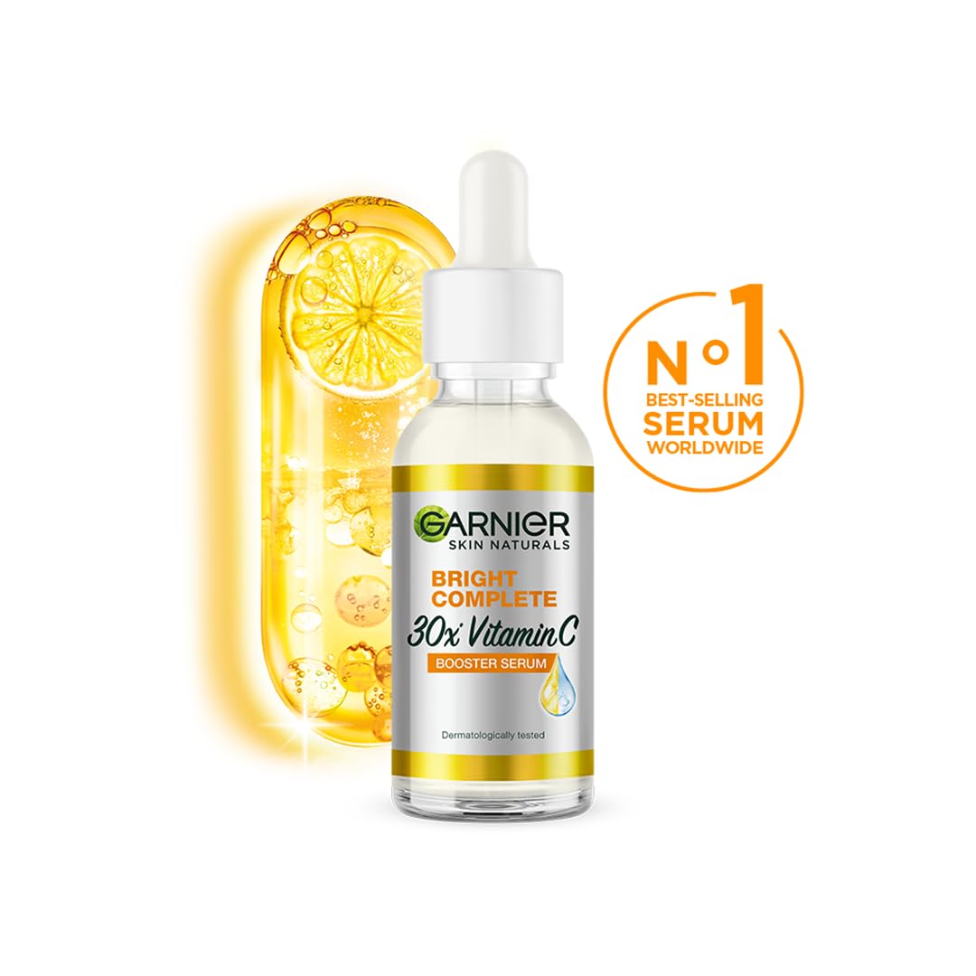 Garnier serum dropper dispenses a precise amount for even coverage.