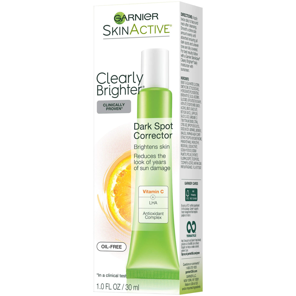 Texture légère du serum Garnier SkinActive sur la peau, sensation agréable.
