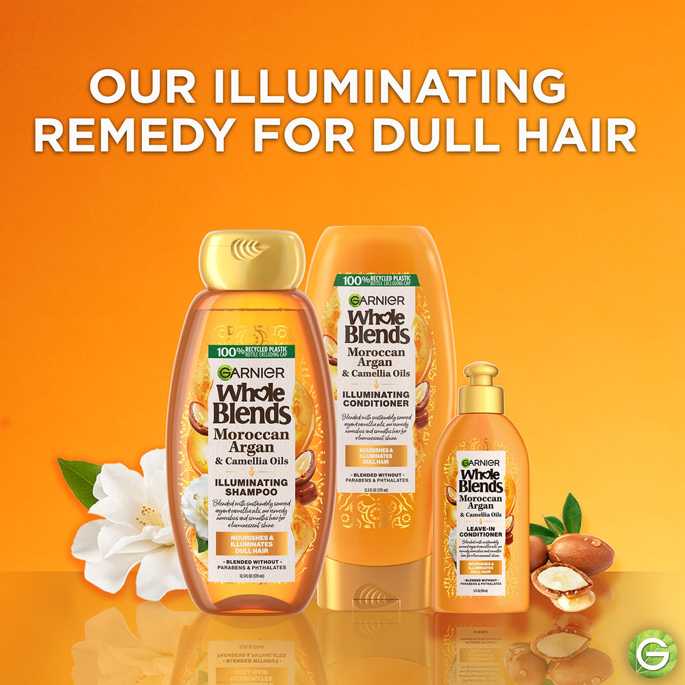 Garnier Whole Blends Champú para cabello seco: ayuda a hidratar y suavizar
