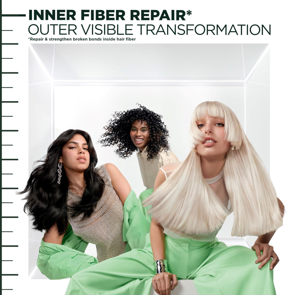 Fórmula sin sulfatos de Garnier Fructis para cabello más suave.