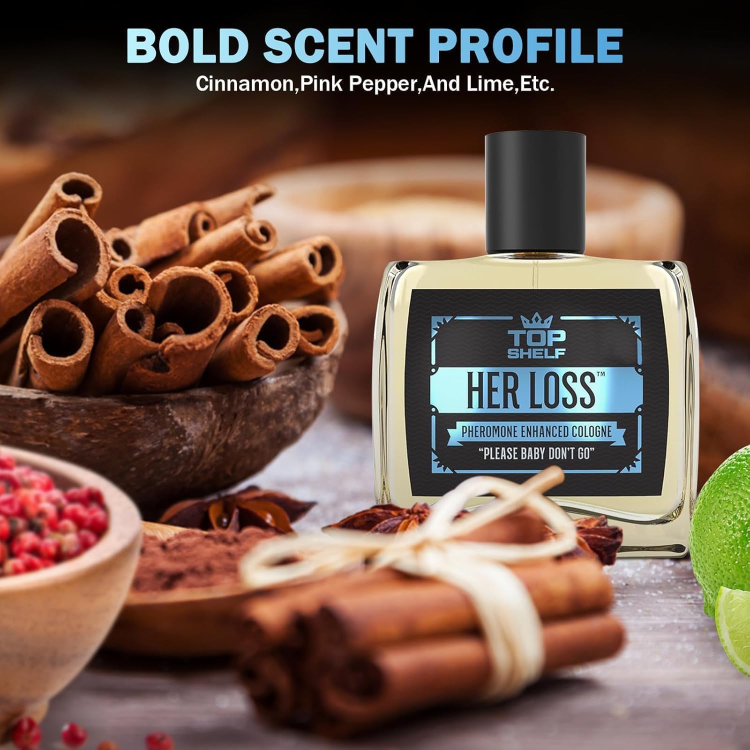 GEBUTP Her Loss: corazón de madera y especias para un carácter masculino.