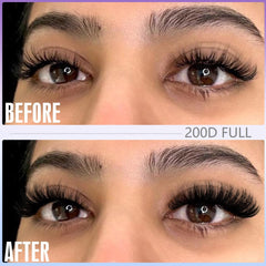 Geeneiya 10-20mm full mink look for dramatic, yet lightweight extensions.