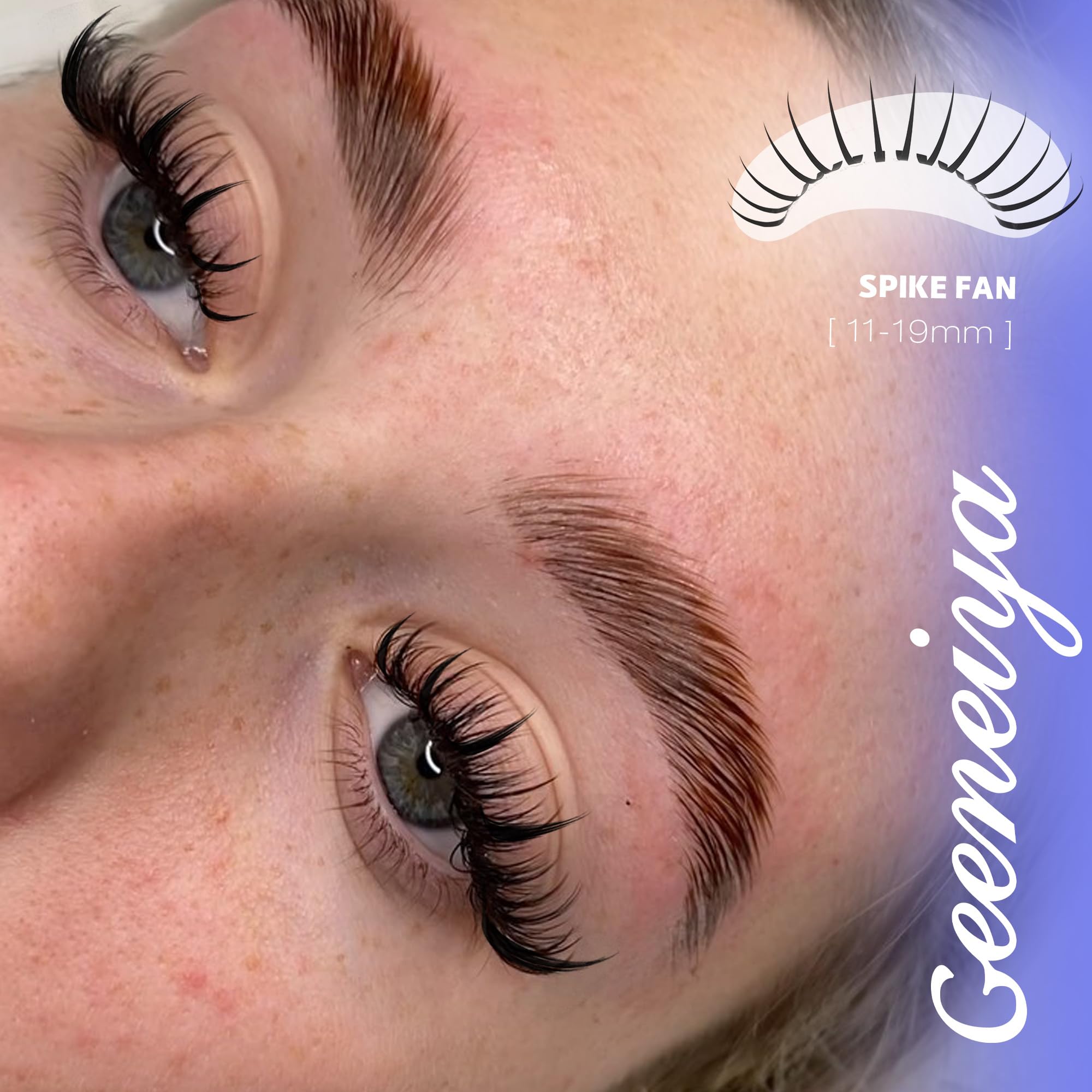 Geeneiya D-curvature spikes lift and lengthen the upper lash line