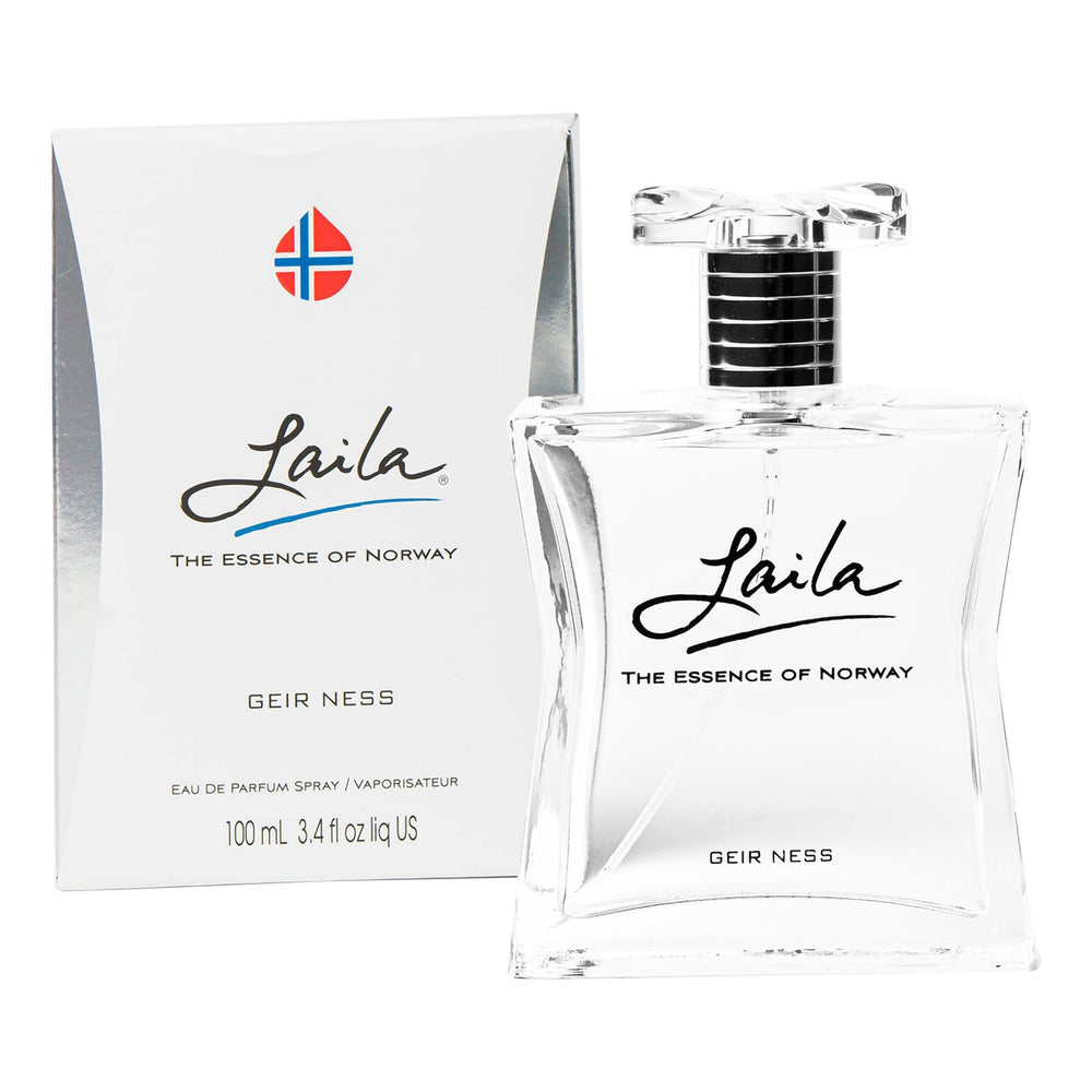 Geir Ness Laila, botella de perfume, aroma fresco y duradero para cualquier ocasión.