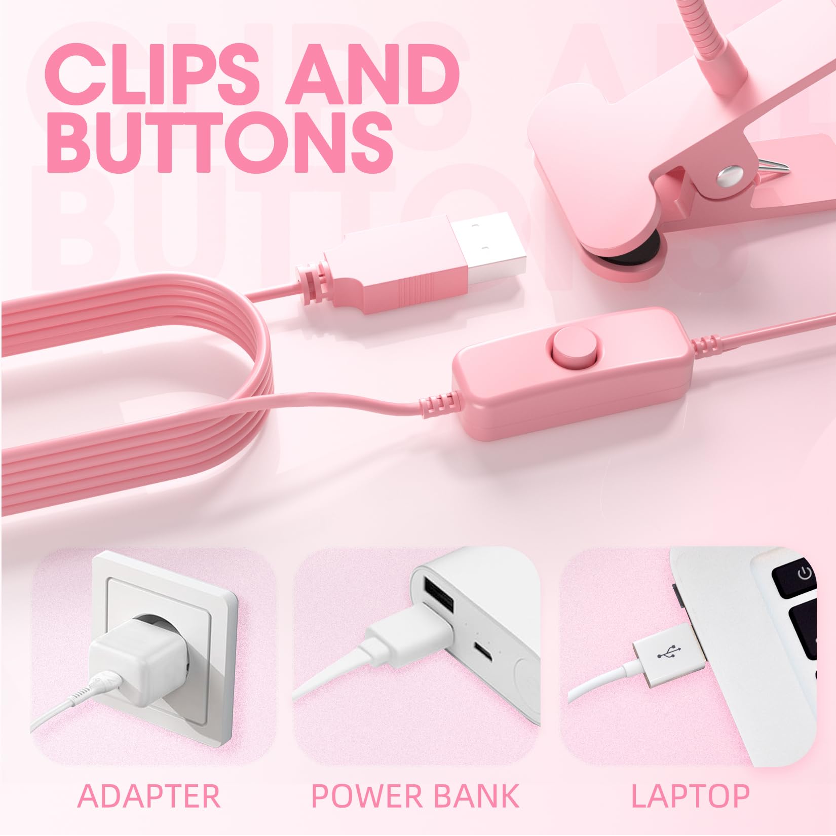 Geisofu entrada USB 5V para uso portátil.