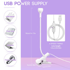 Geisofu cuello de ganso ajustable para dirigir la luz fácilmente.