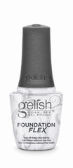 Gelish Foundation Flex: bote de base de gel claro para uñas, protección flexible.