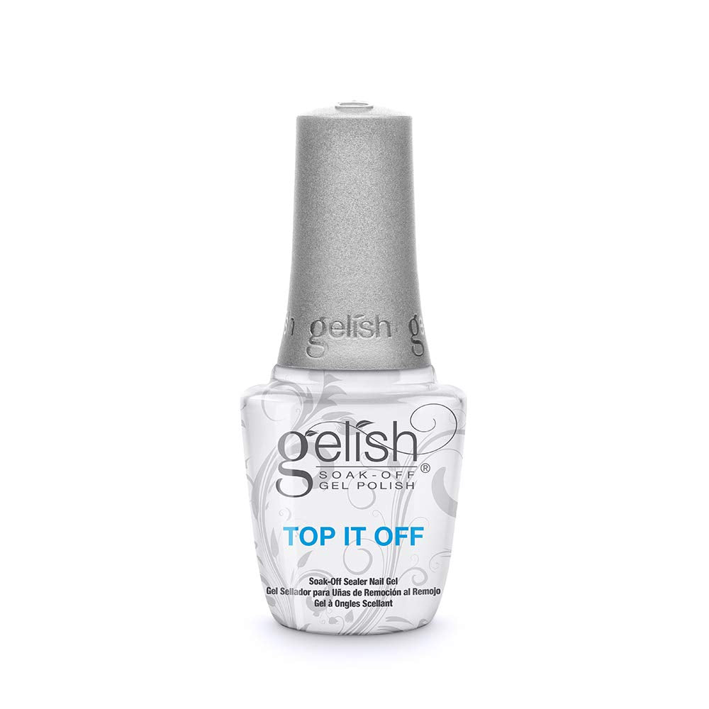 Gelish Top It Off brillo alto sobre uñas para acabado duradero