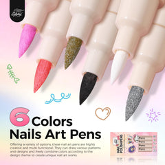GELLAKTIK punta 0-7mm, dibujo de uñas preciso.