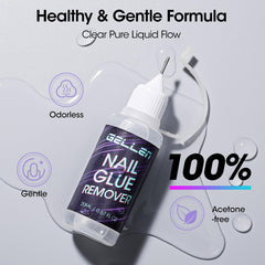 GELLEN, botella de 20 ml permite dosificar el removedor con facilidad.