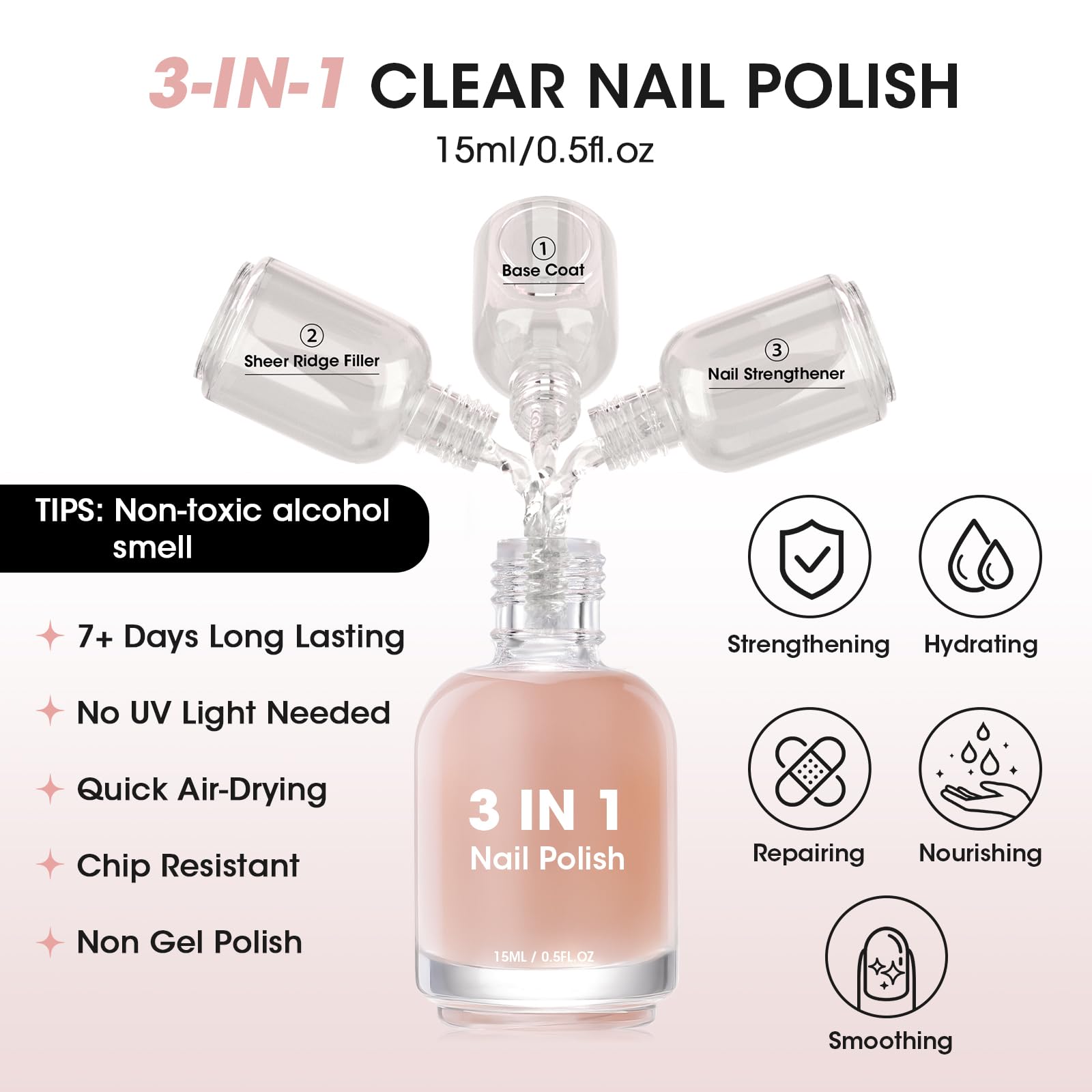 GELLEN endurecedor de uñas nutritivo fortalece las uñas