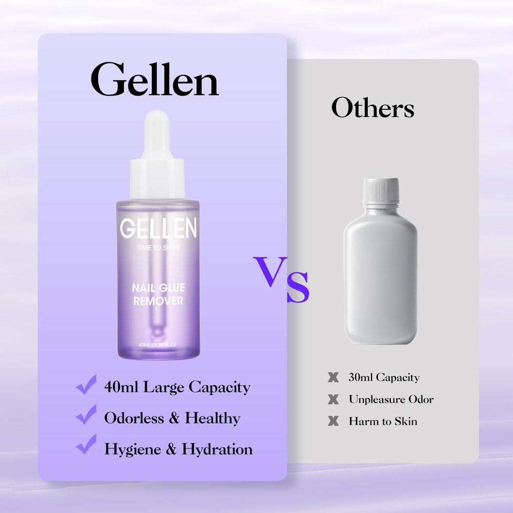Cuticle stick helps create gap for easier removal.
