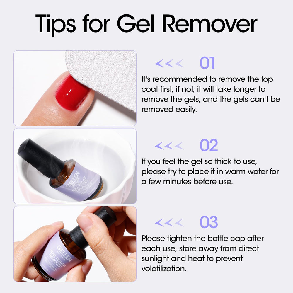 Gellen Removedor Gel: ideal para amantes de las uñas