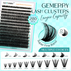 GEMERRY pestañas 3D faux mink para mayor volumen y suavidad.