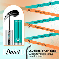 GEMERRY seal-side clear conical brush forms protective lash layer