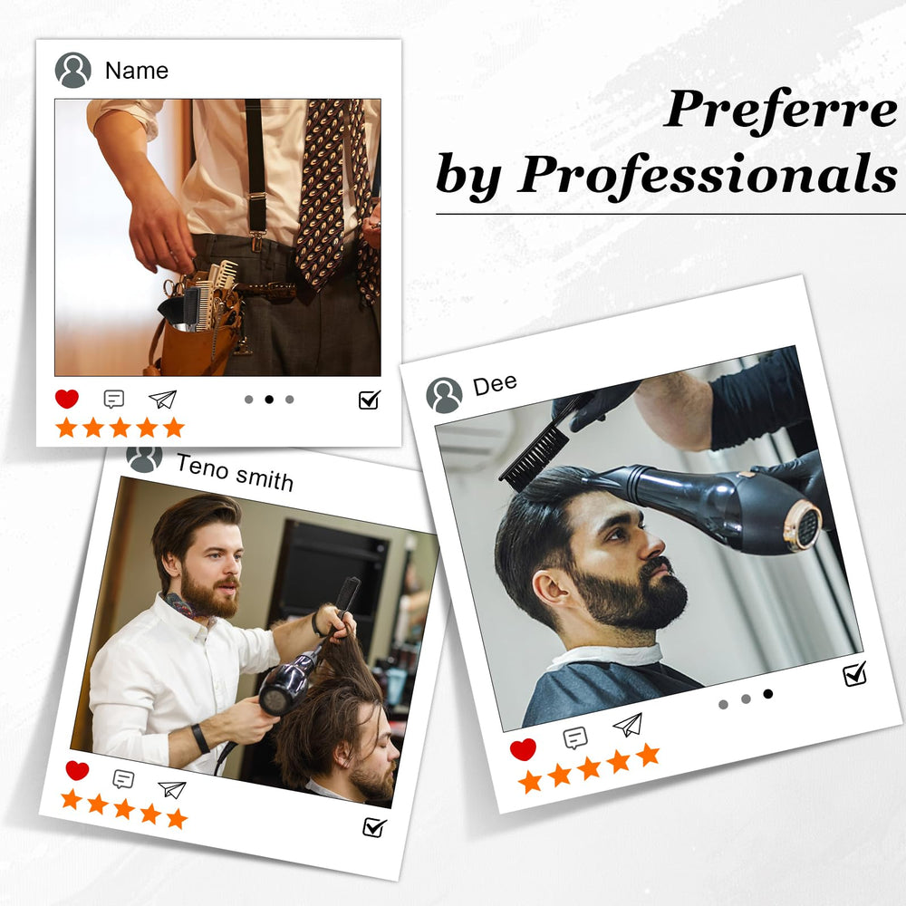 Uso diario profesional con el set Generic en la barbería.