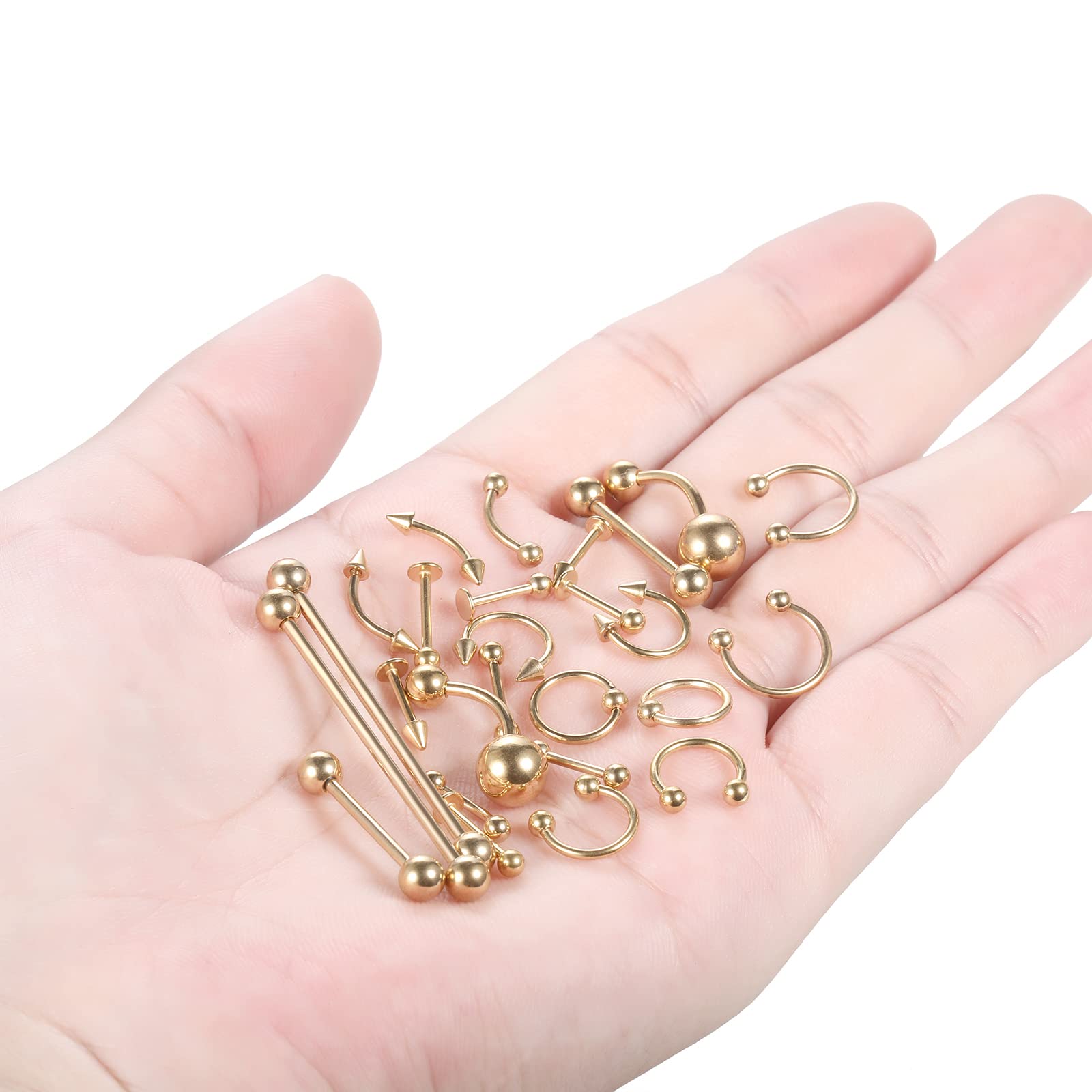 Generic labret 16g, diseño estable para labios y rostro.