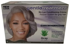 Gentle Treatment Relaxer kit para canas, acondiciona y protege el cabello.