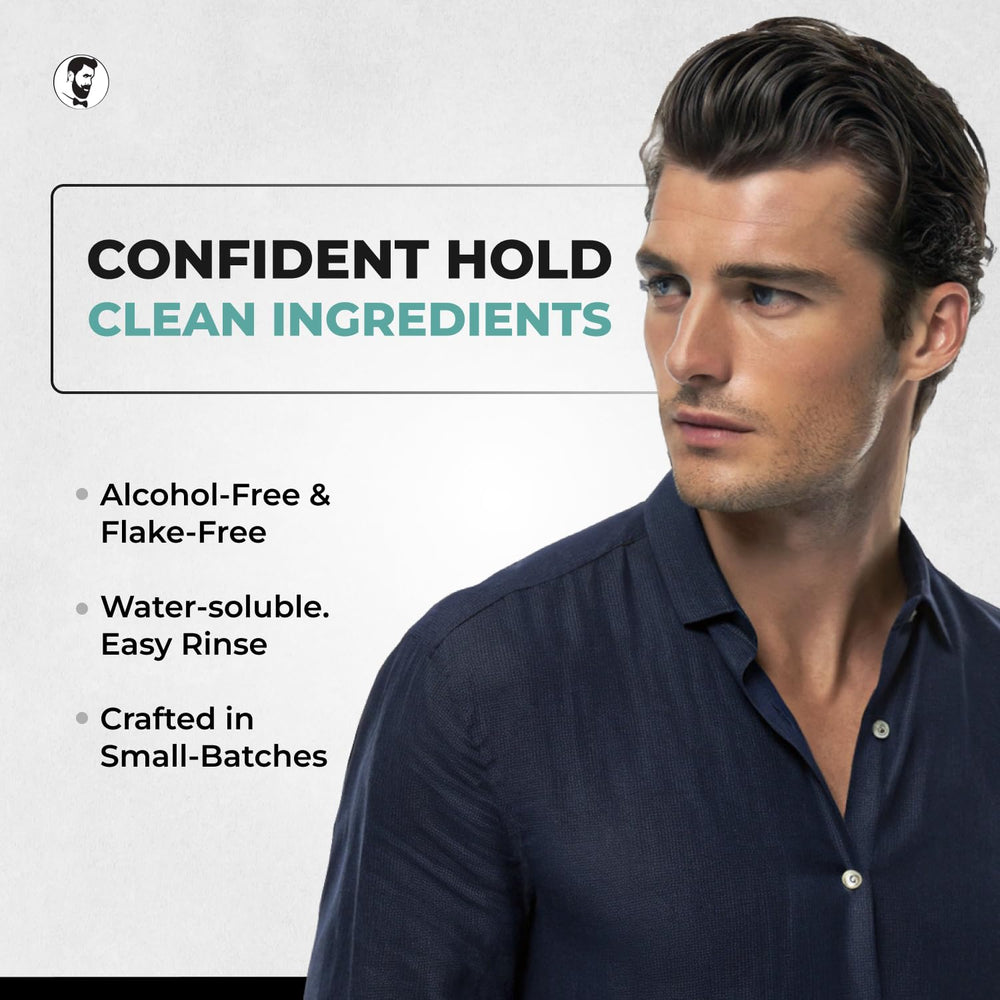 Gel transparente de Gentlemen Republic para peinado con brillo natural.