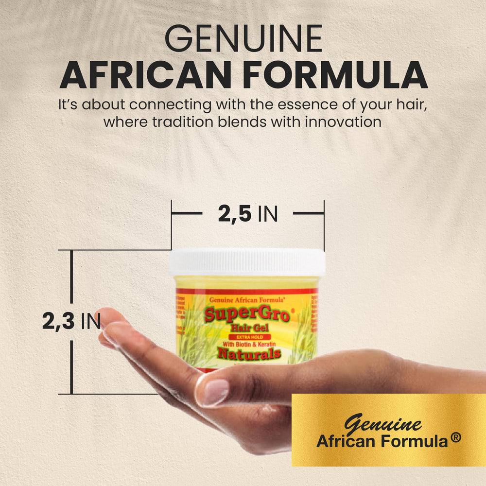 Genuine African Formula SuperGro easy application for wet or dry hair