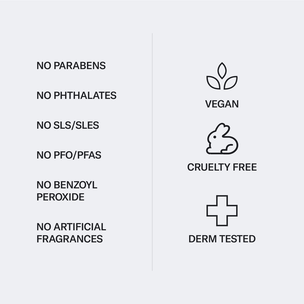 Geologie formule sans parabènes ni sulfates, adaptée peaux sensibles.