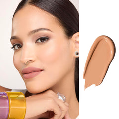 Aplicación suave con Gerard Cosmetics Clean Canvas para look natural.