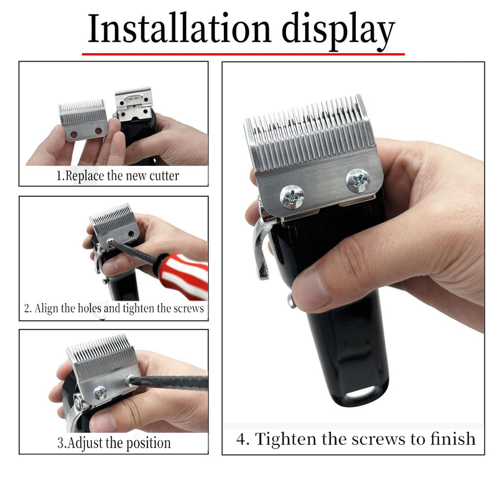 Instalación fácil de cuchillas GERILKAI en Wahl clipper