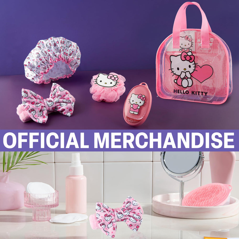 Get Trend Hello Kitty bolsa de aseo transparente: organiza tus artículos de baño para viajar.