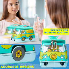 Get Trend Scooby Doo, interior con compartimentos, organiza productos de higiene