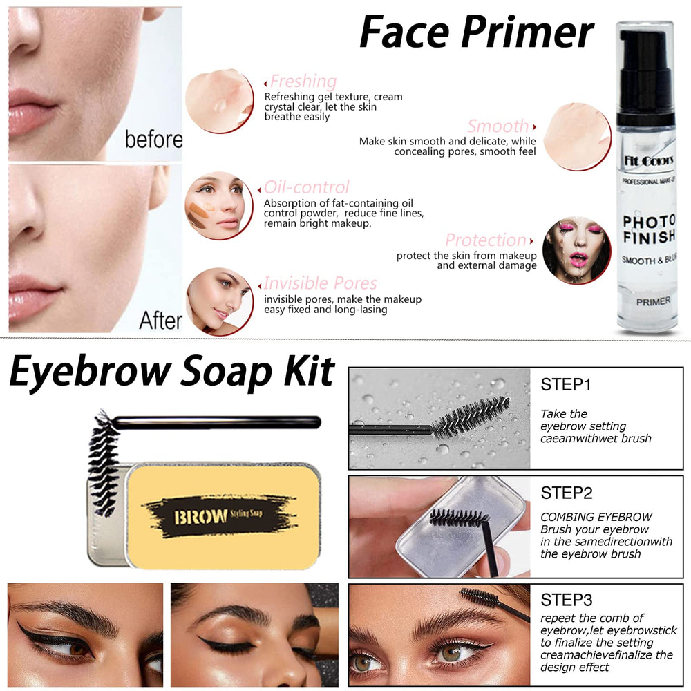 Jabón para cejas de Geyomi para definir la forma con suavidad.