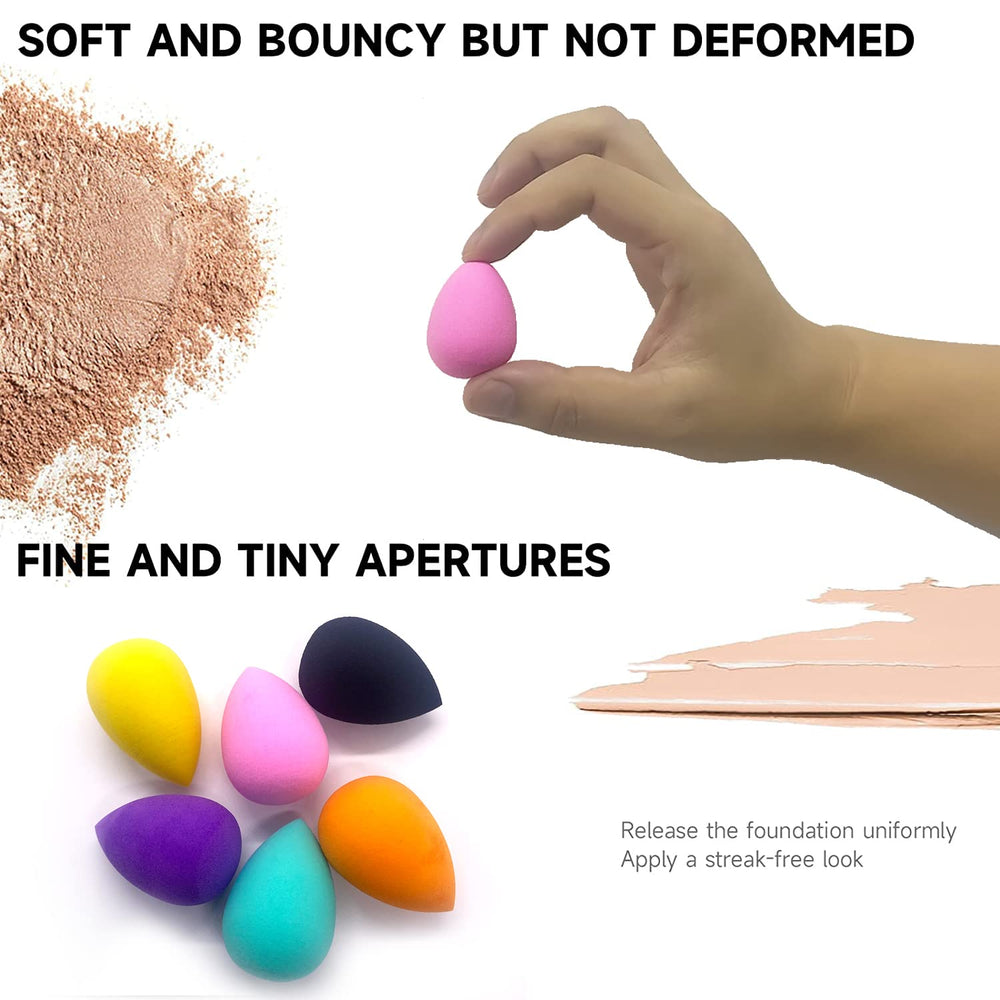 GFOUNS esponjas para base y corrector, acabado natural.