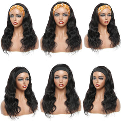 Cabello brasileño virgen de Ghaadd, ondulado, textura suave y aspecto natural.