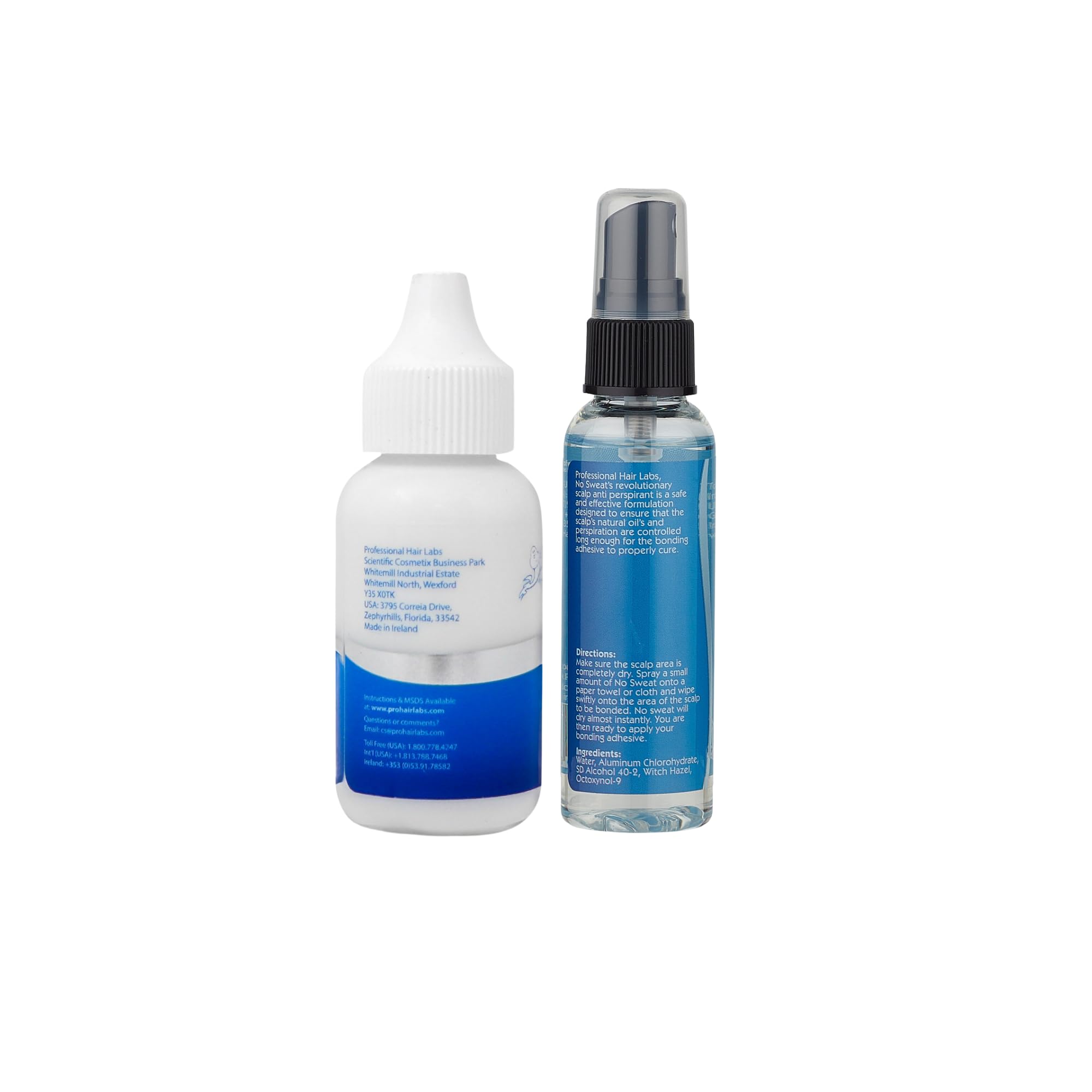 GHOSTBOND XL: caja del set con adhesivo y antiperspirante para uso profesional.