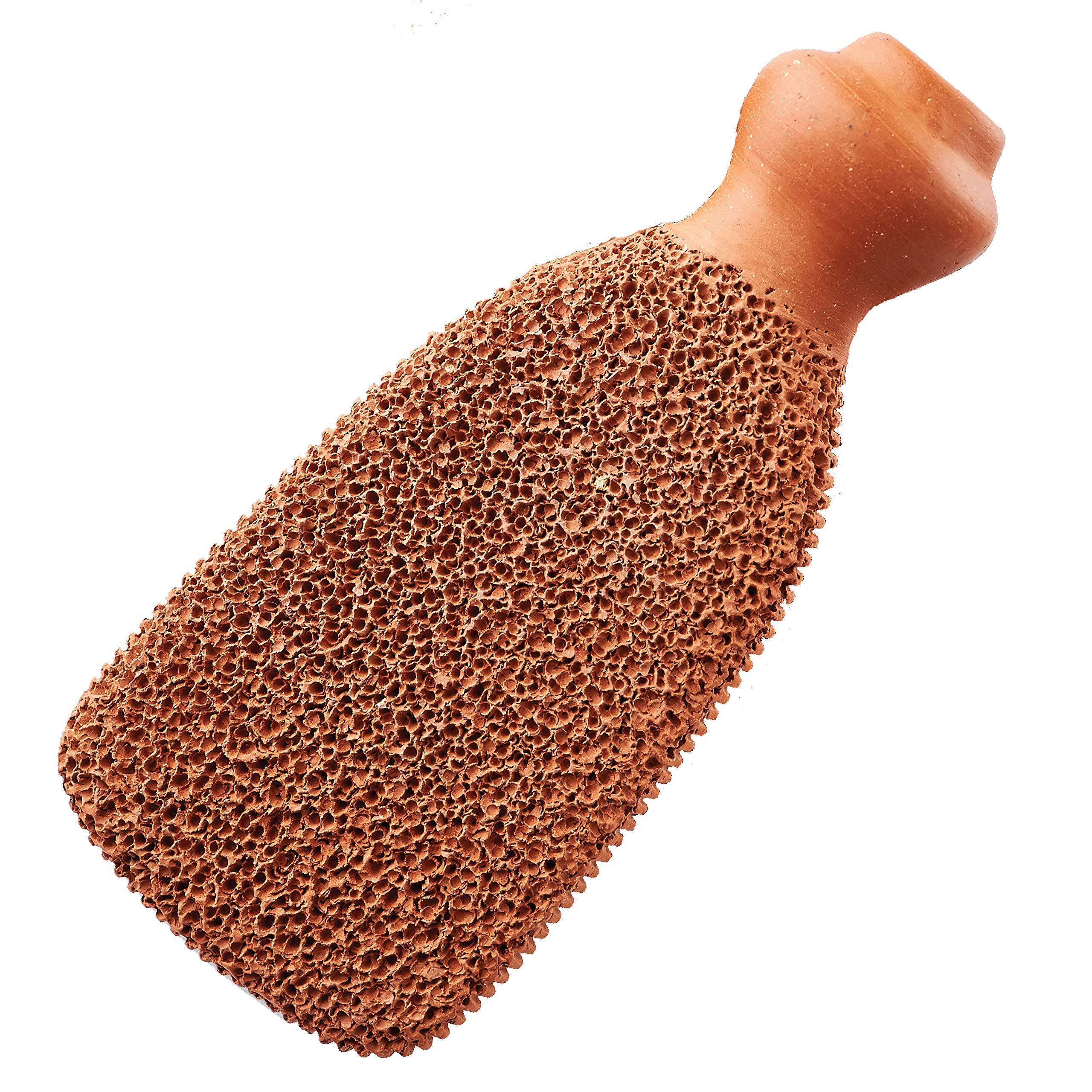 GILDEN TREE piedra pómez para pies con superficie rugosa para exfoliar suavemente.